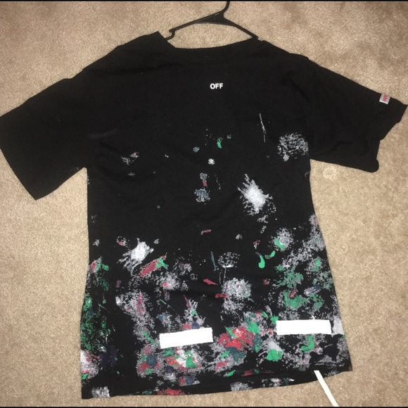Authentic Off-White Brushed Diagonals T-Shirt